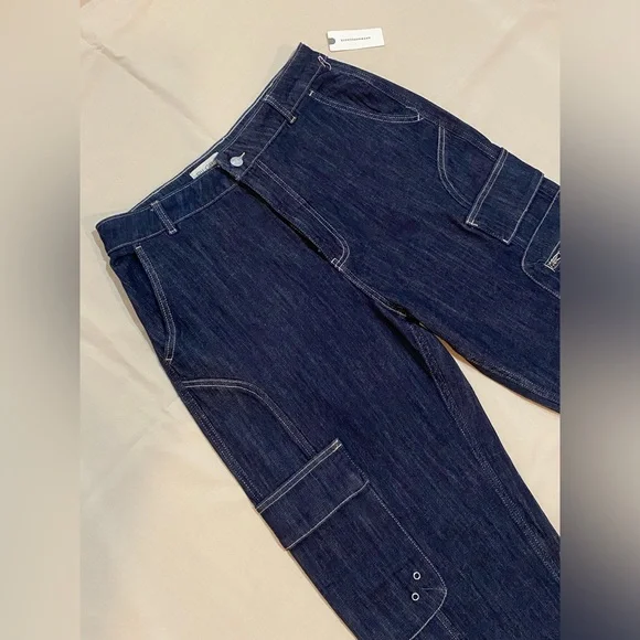 Anthropologie Pilcro Seamed Sport Cargo Jean NWT - Picture 5 of 14